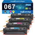 myCartridge Canon 067 Toner 4-Pack (Black, Cyan, Yellow, Magenta) | LBP632Cdw LBP633Cdw MF653Cdw MF654Cdw MF656Cdw LBP631Cw LBP633Cdw MF651Cw MF655Cdw MF657Cdw LBP631C LBP632C MF654C MF656C |