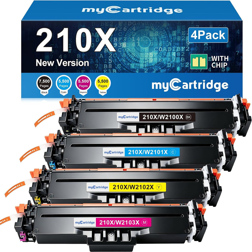 myCartridge HP Color LaserJet Pro MFP 4301fdn Toner With Chip 4-Pack (Black, Cyan, Yellow, Magenta) | HP Color LaserJet Pro MFP 4301fdn · High-Yield · Latest Chip Version |
