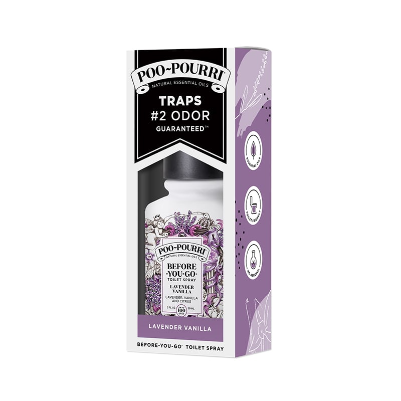 PooPourri Lavender Vanilla 2oz boxed  Lavender + Vanilla + Citrus