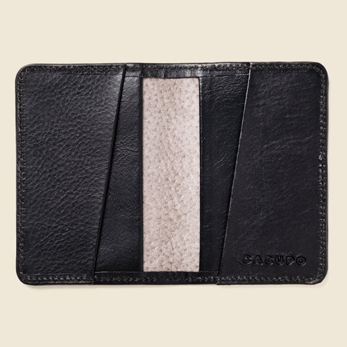 Compact Bifold with RFID protection - Black