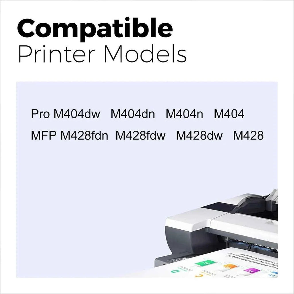 myCartridge Remanufactured Compatible HP 58X CF258X Toner Cartridge with Chip 1-Pack Black | LaserJet Pro M404n · M404dn · M404dw · MFP M428dw · M428fdn · M428fdw · Enterprise M406dn · MFP M430f | 10000 Pages