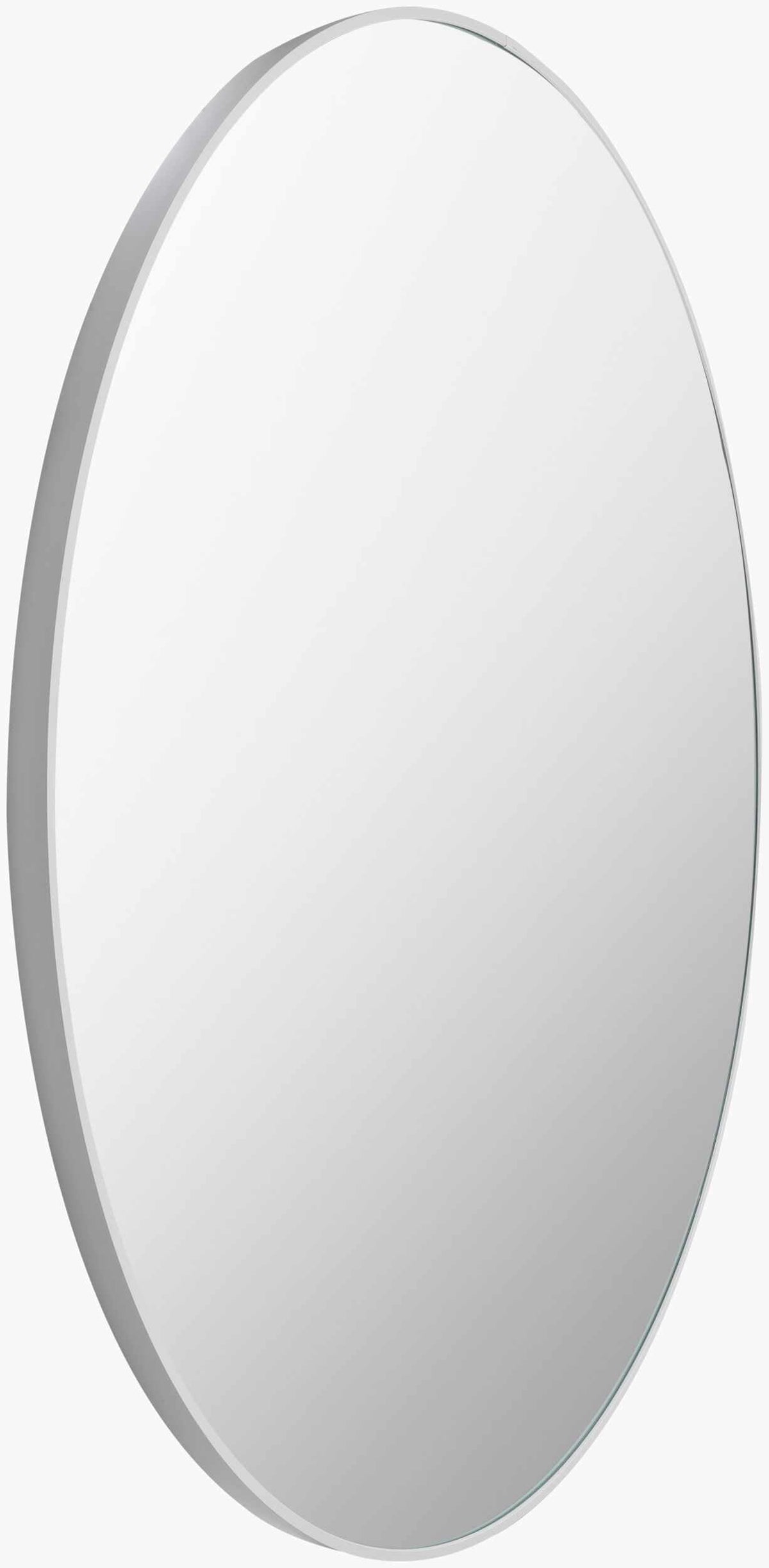 Pontalina Round White Mirror - Clearance